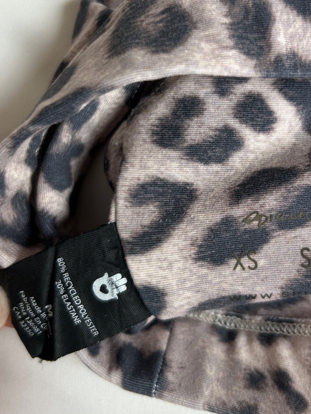 Spiritual gangster Leopard Print Strappy Sports Bra & Legging Set - Picture 10 of 10